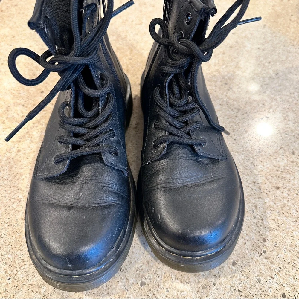 Dr.Martens JUNIOR 1460 SOFTY T LEATHER LACE‎ UP BOOTS Youth 1